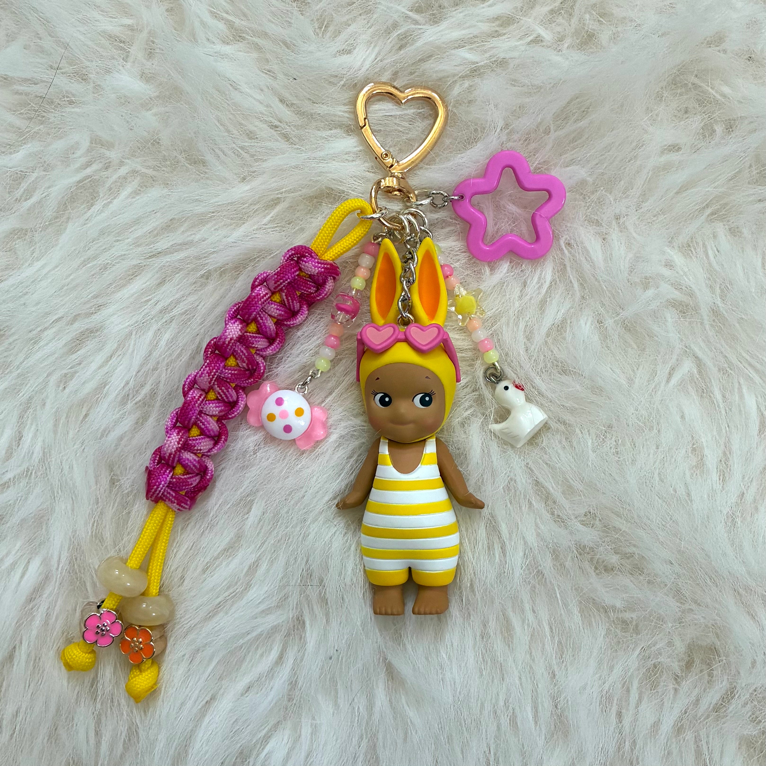 Sonny Angel Summer Vacation Sun-Kissed Series Bag Charm - Rabbit