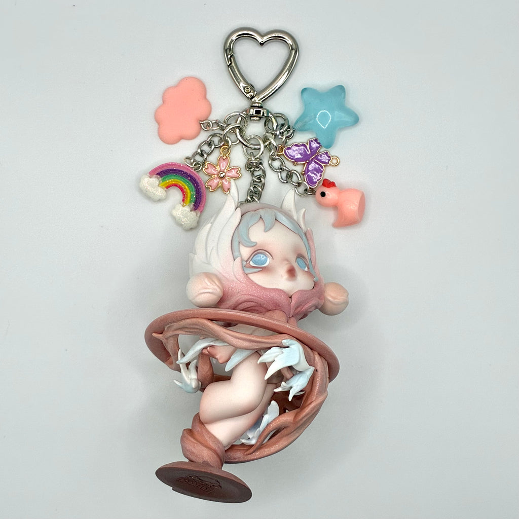 Skullpanda The Paradox Series Handmade Keychain - Flying High