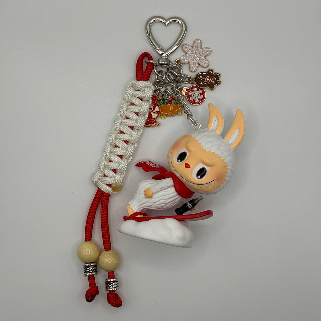 The Monsters Coca Cola Figurine Handmade Keychain - Snowy Mountain