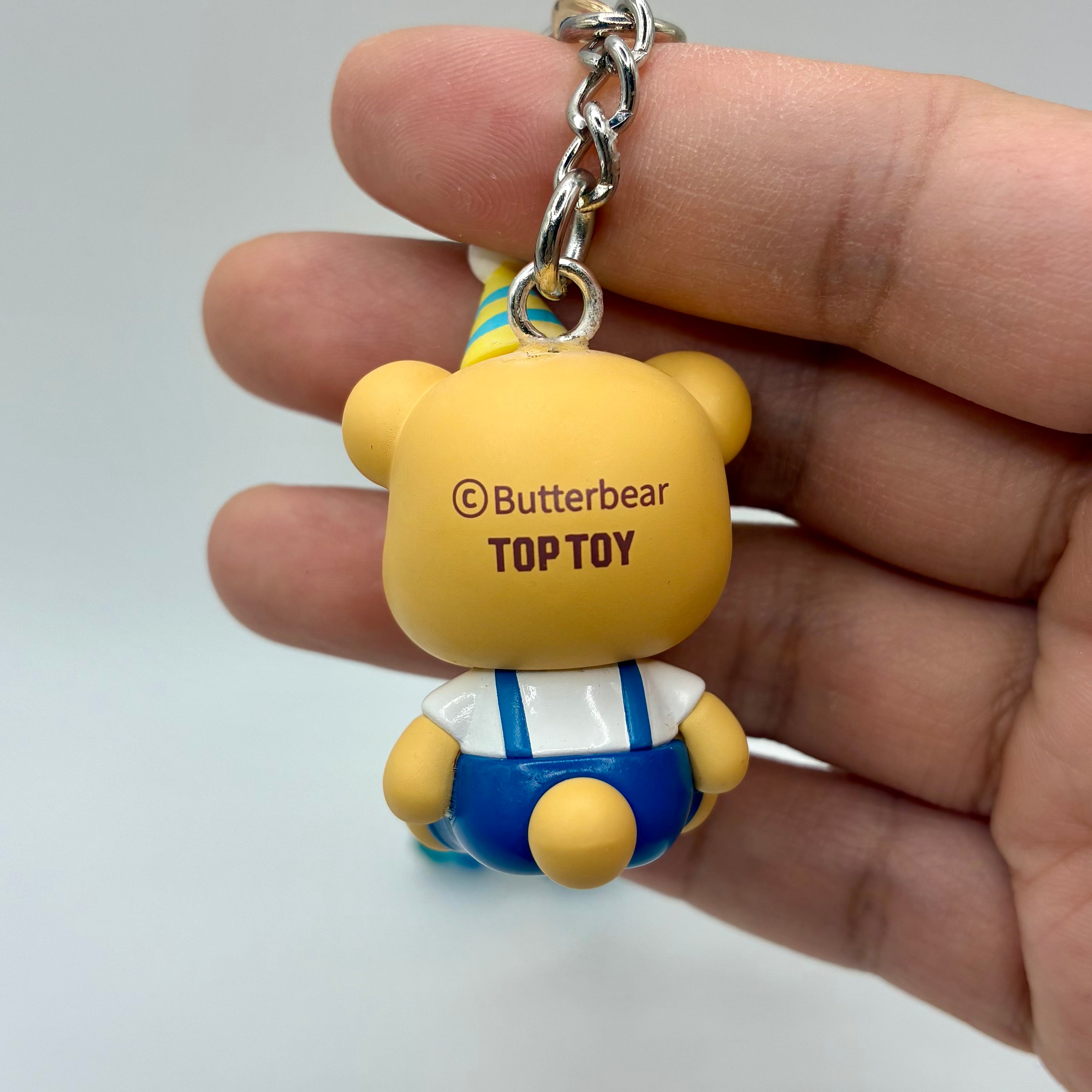 Butter Bear Handmade Bag Charm - Birthday Hat