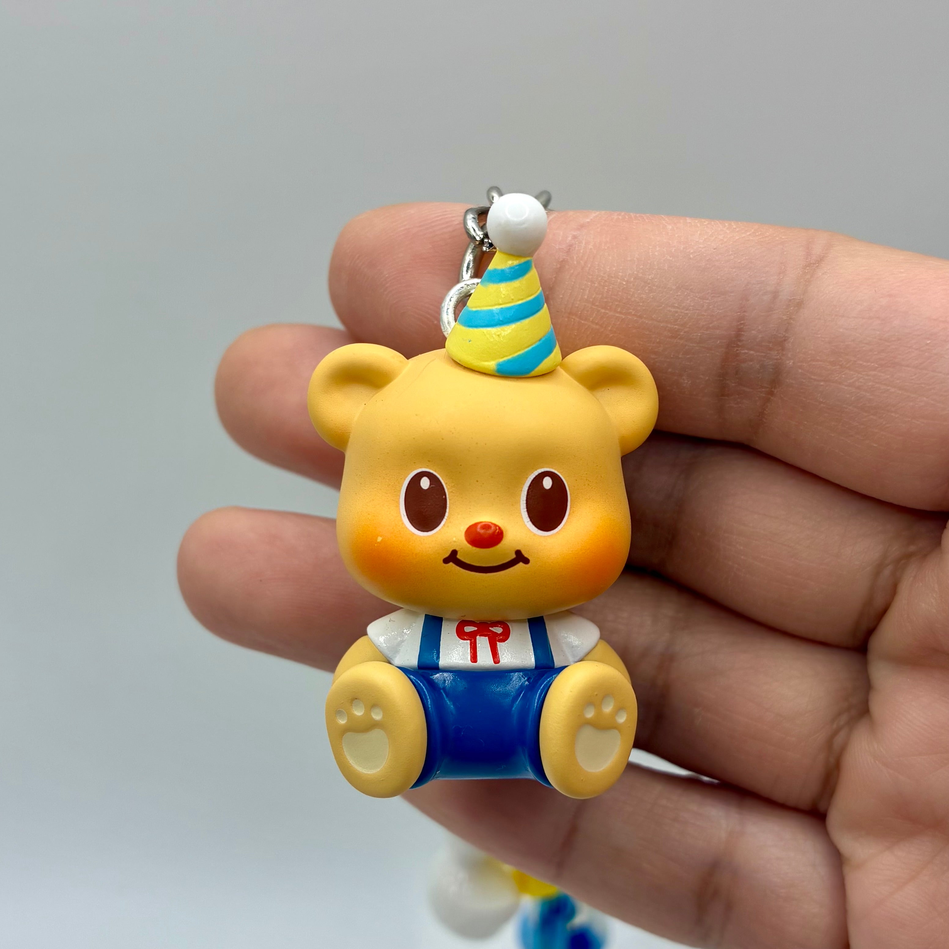 Butter Bear Handmade Bag Charm - Birthday Hat