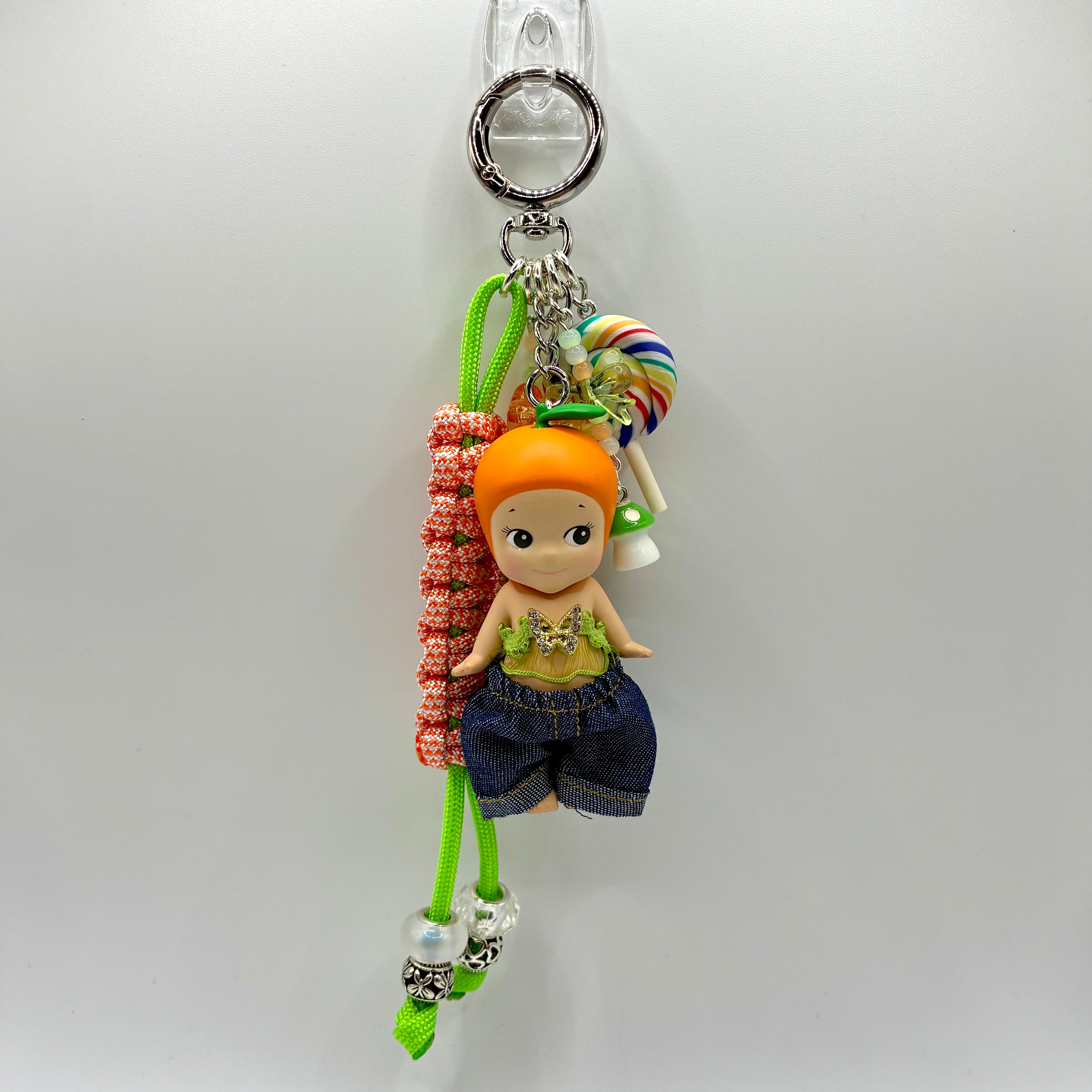 Sonny Angel Fruit Series Handmade Bag Charm - Orange