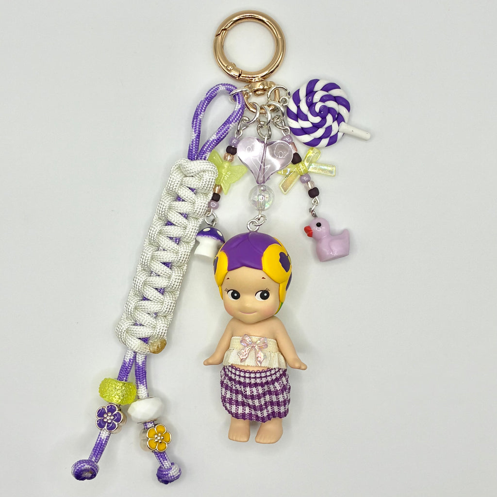 Sonny Angel Handmade Keychain - Flower Series Peony