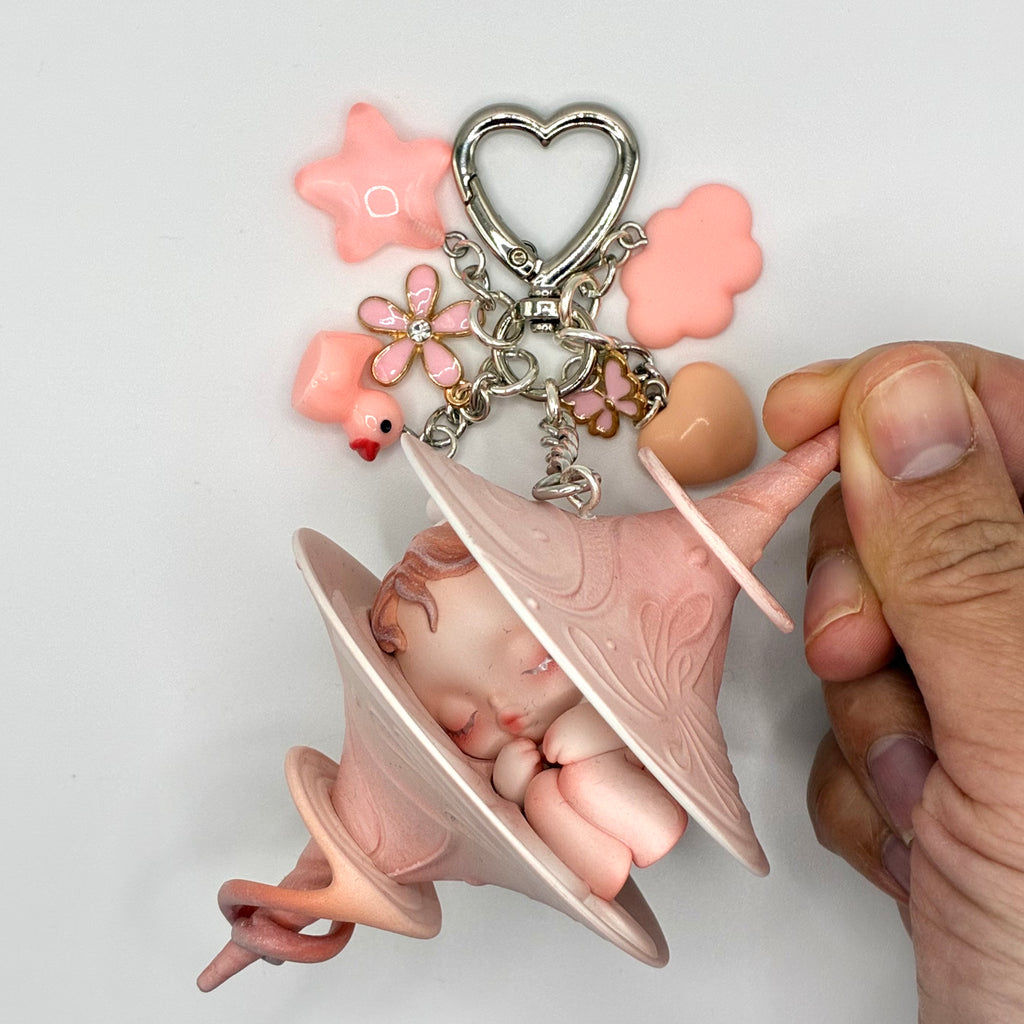 Skullpanda The Paradox Series Handmade Keychain - The Cyclical Path