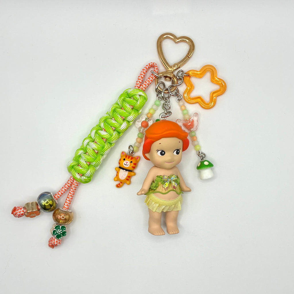 Sonny Angel Flower Series Handmade Bag Charm - Poppy