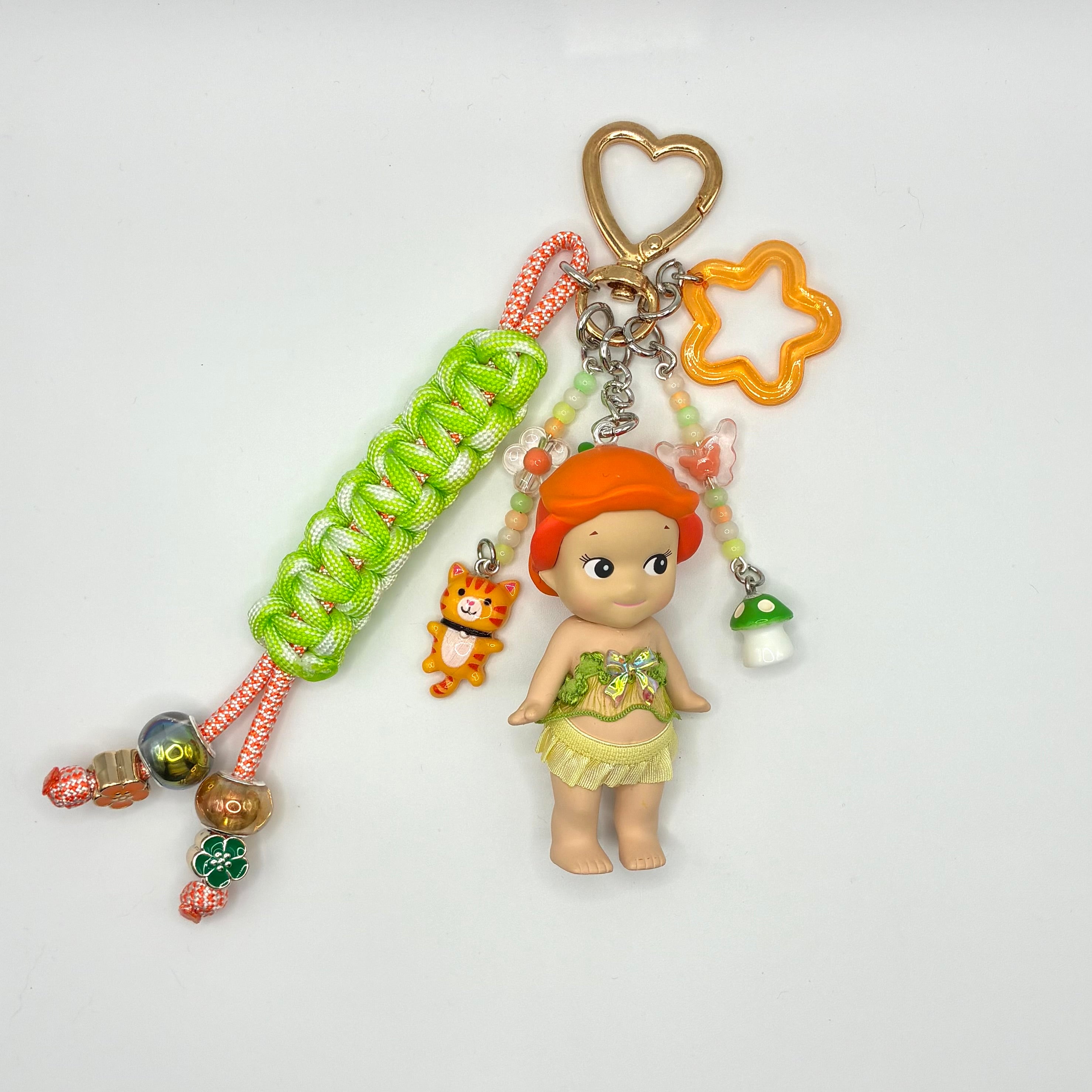 Sonny Angel Flower Series Handmade Bag Charm - Poppy