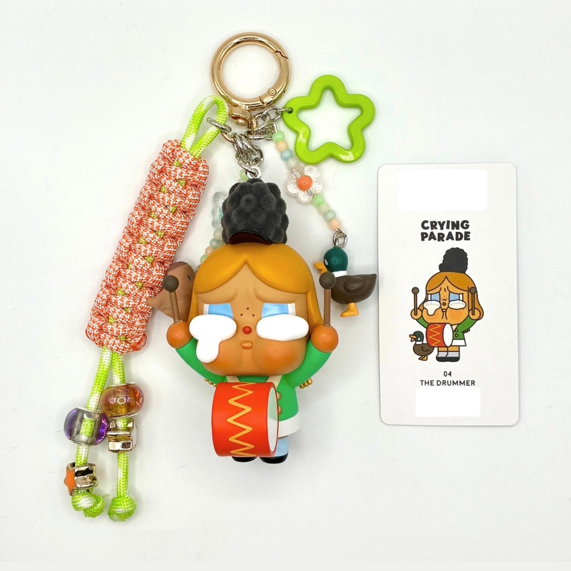Crying Girl Bag Charm - The Drummer