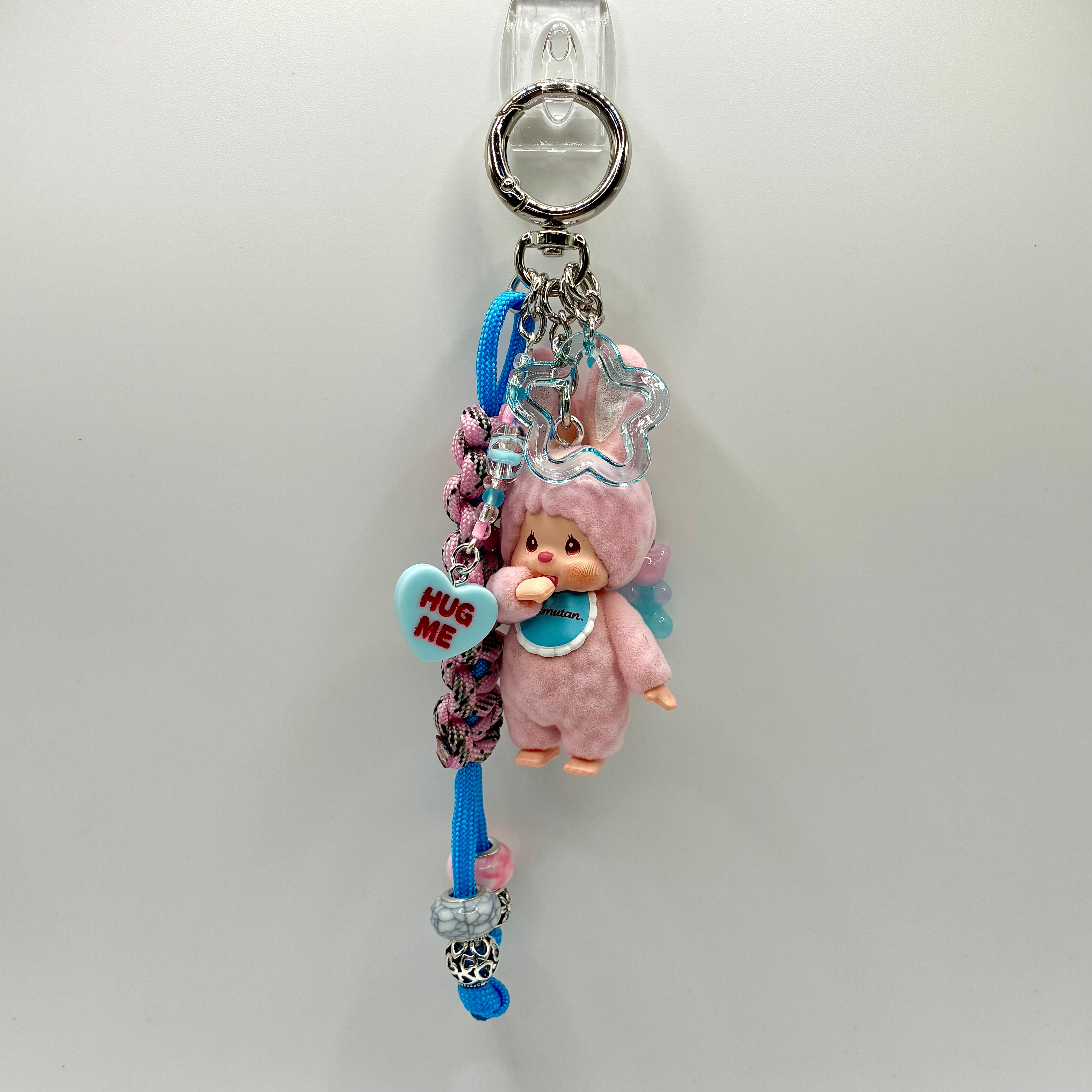 Monchhichi Handmade Bag Charm - Pink