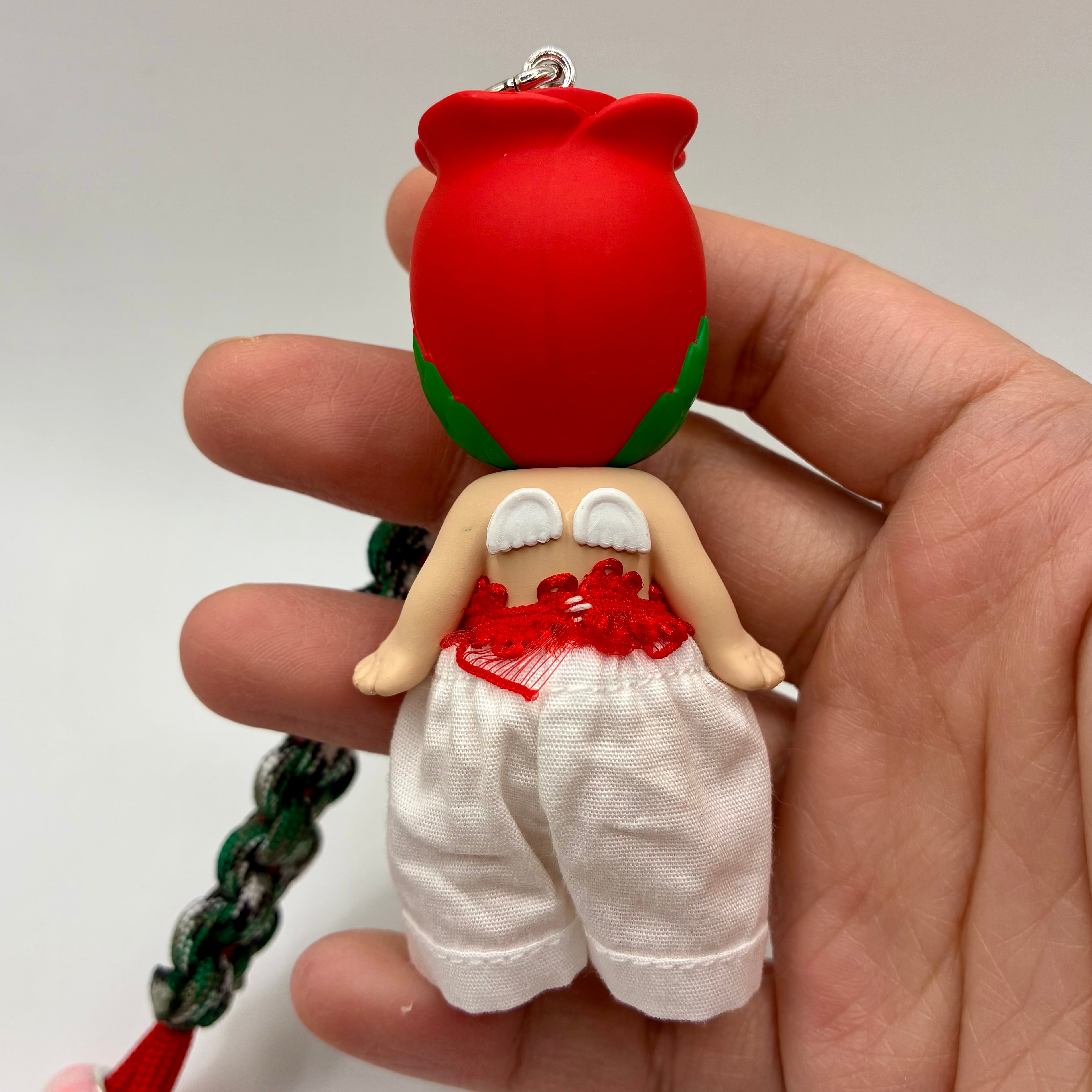 Sonny Angel Flower Series Handmade Bag Charm - Rose