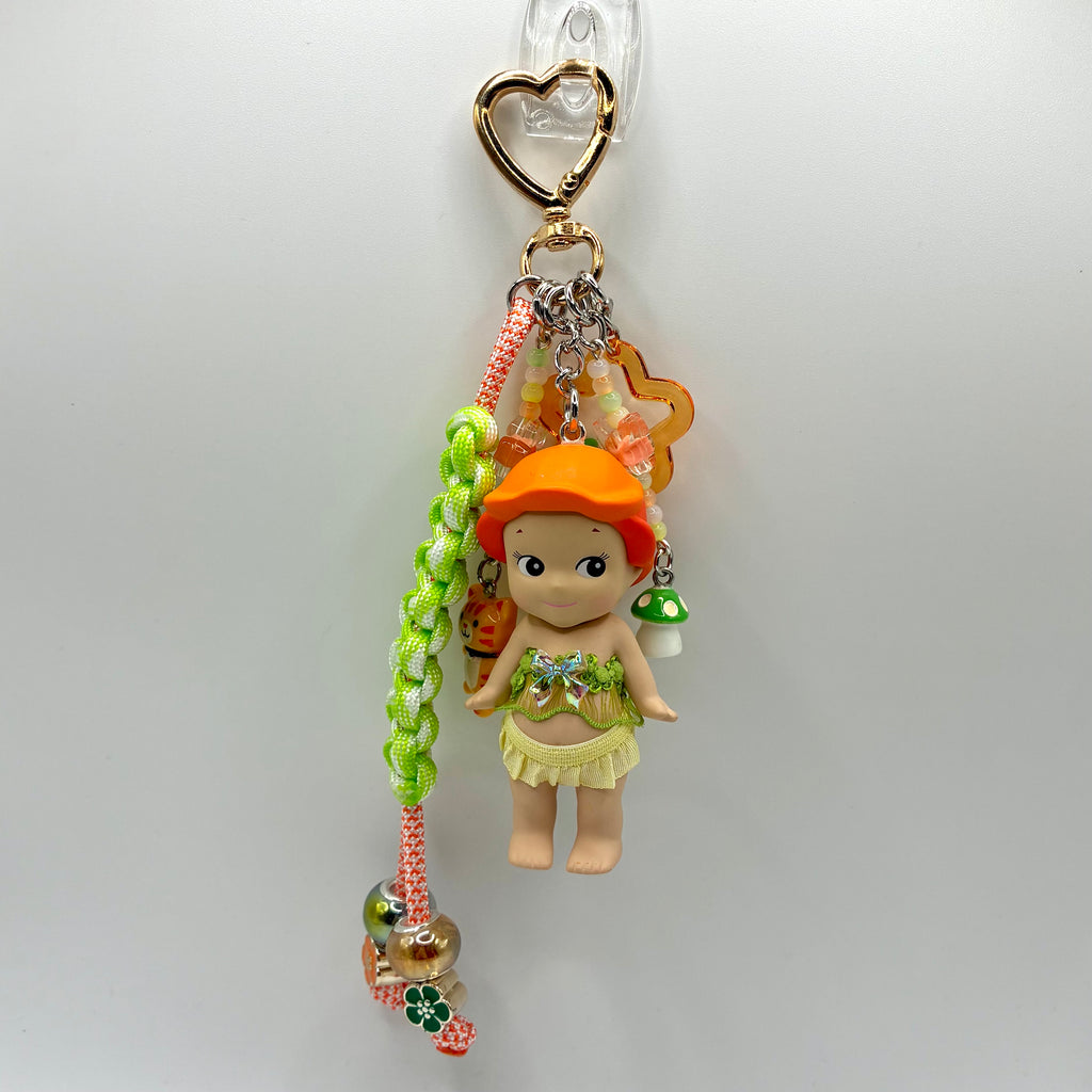 Sonny Angel Flower Series Handmade Bag Charm - Poppy