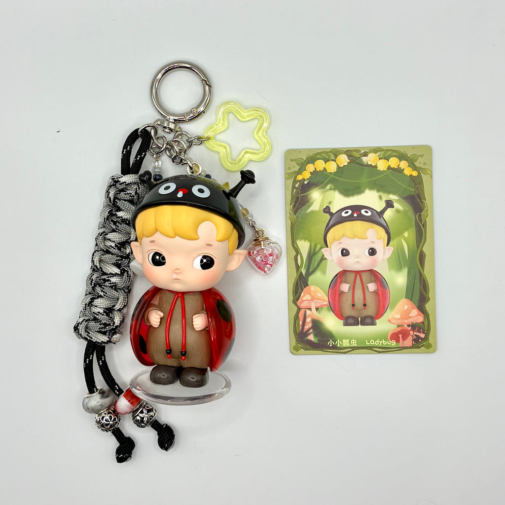 Hacipupu x Adventures in the Woods Series Handmade Bag Charm - Ladybug
