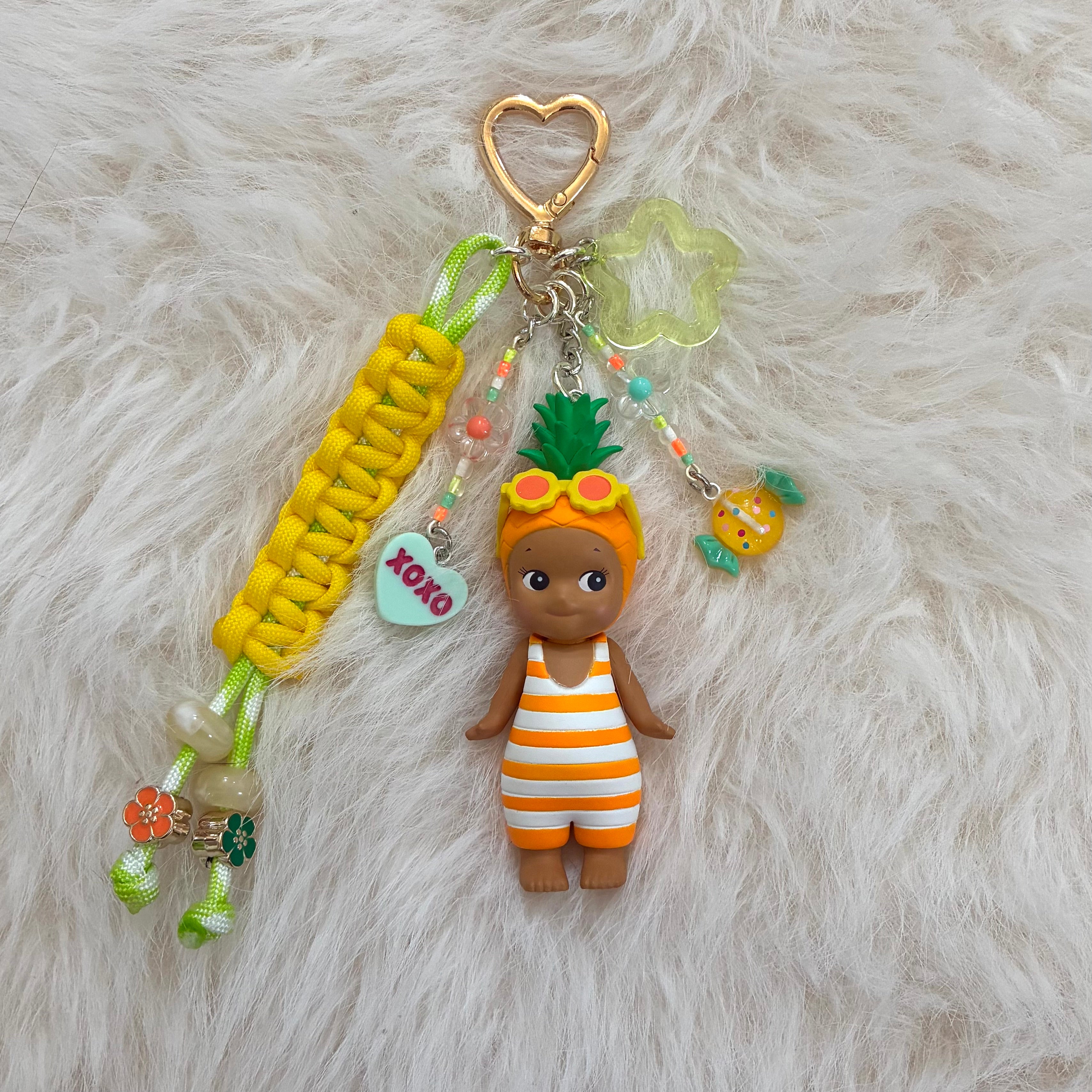 Sonny Angel Summer Vacation Sun Kissed Series Bag Charm - Pineapple