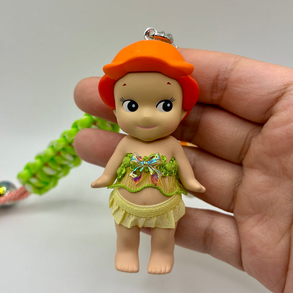 Sonny Angel Flower Series Handmade Bag Charm - Poppy