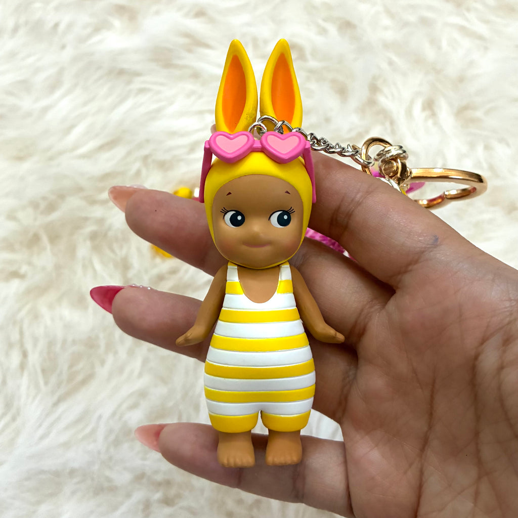 Sonny Angel Summer Vacation Sun-Kissed Series Bag Charm - Rabbit