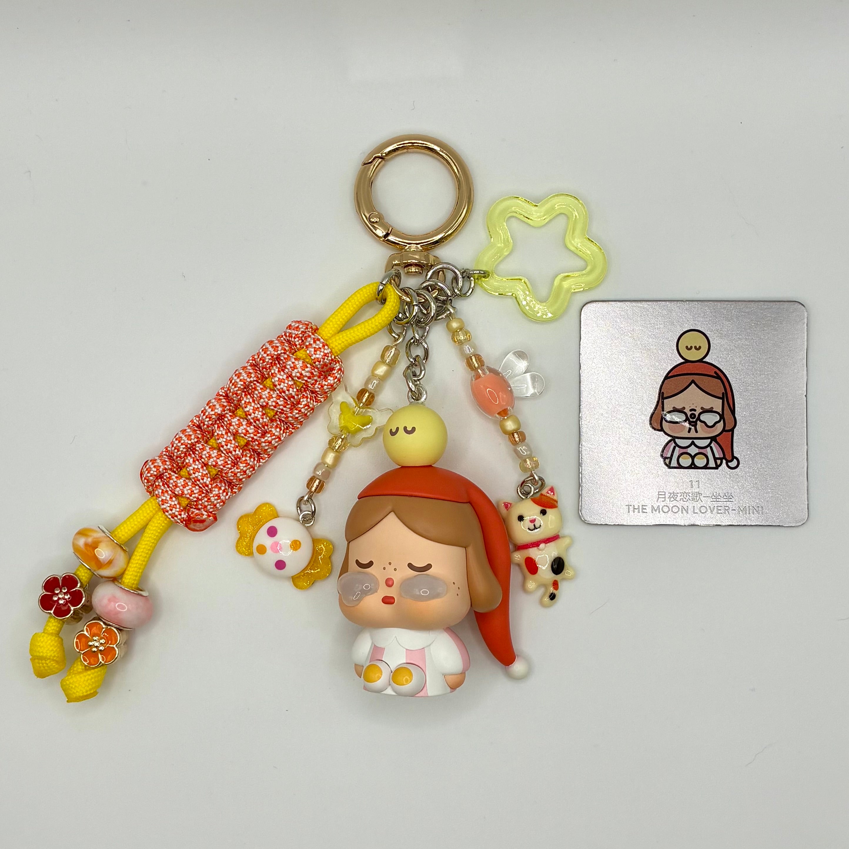 CRYBABY x Crying to the Moon Handmade Bag Charm - The Moon Lover (mini)