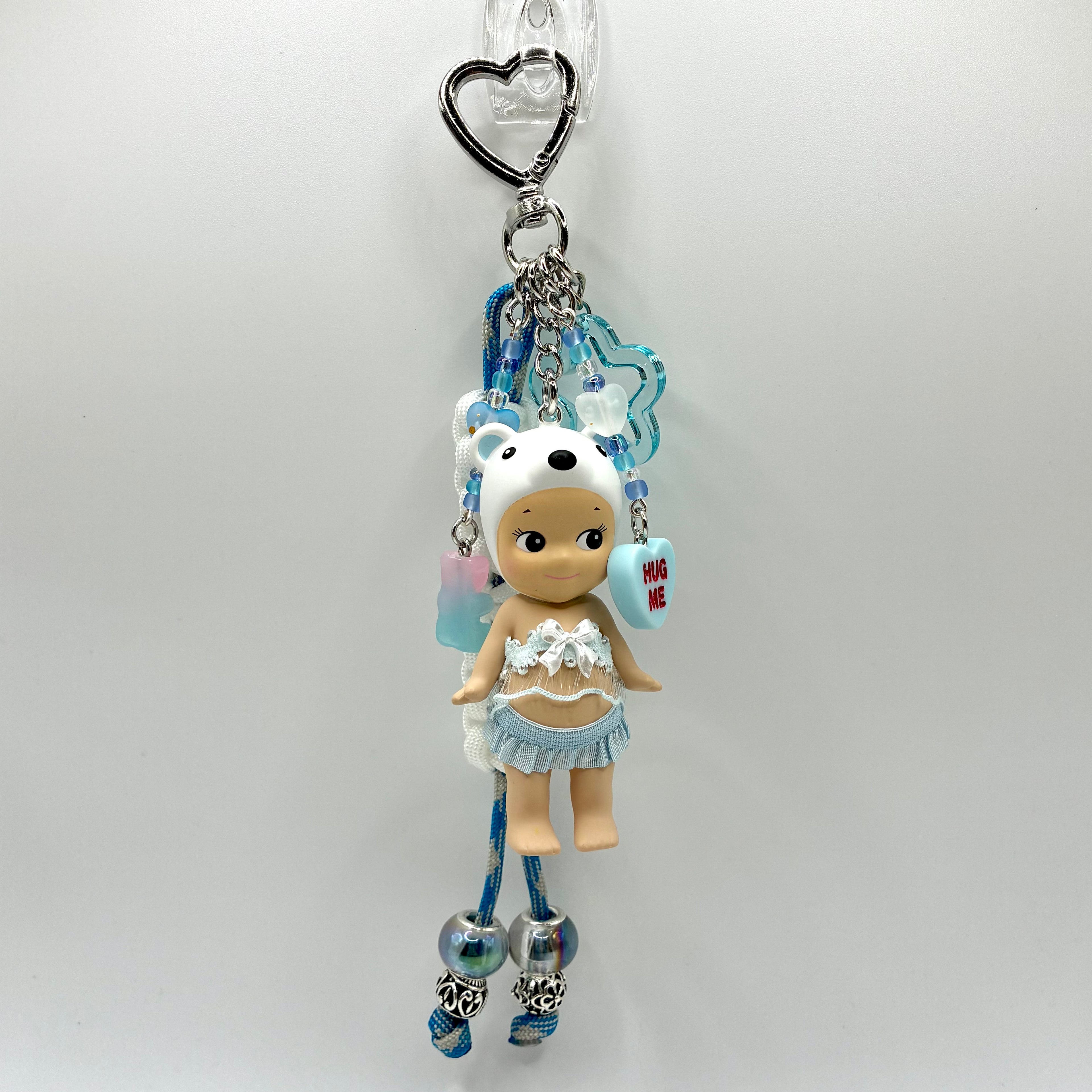 Sonny Angel Animal Series Handmade Bag Charm - White Bear