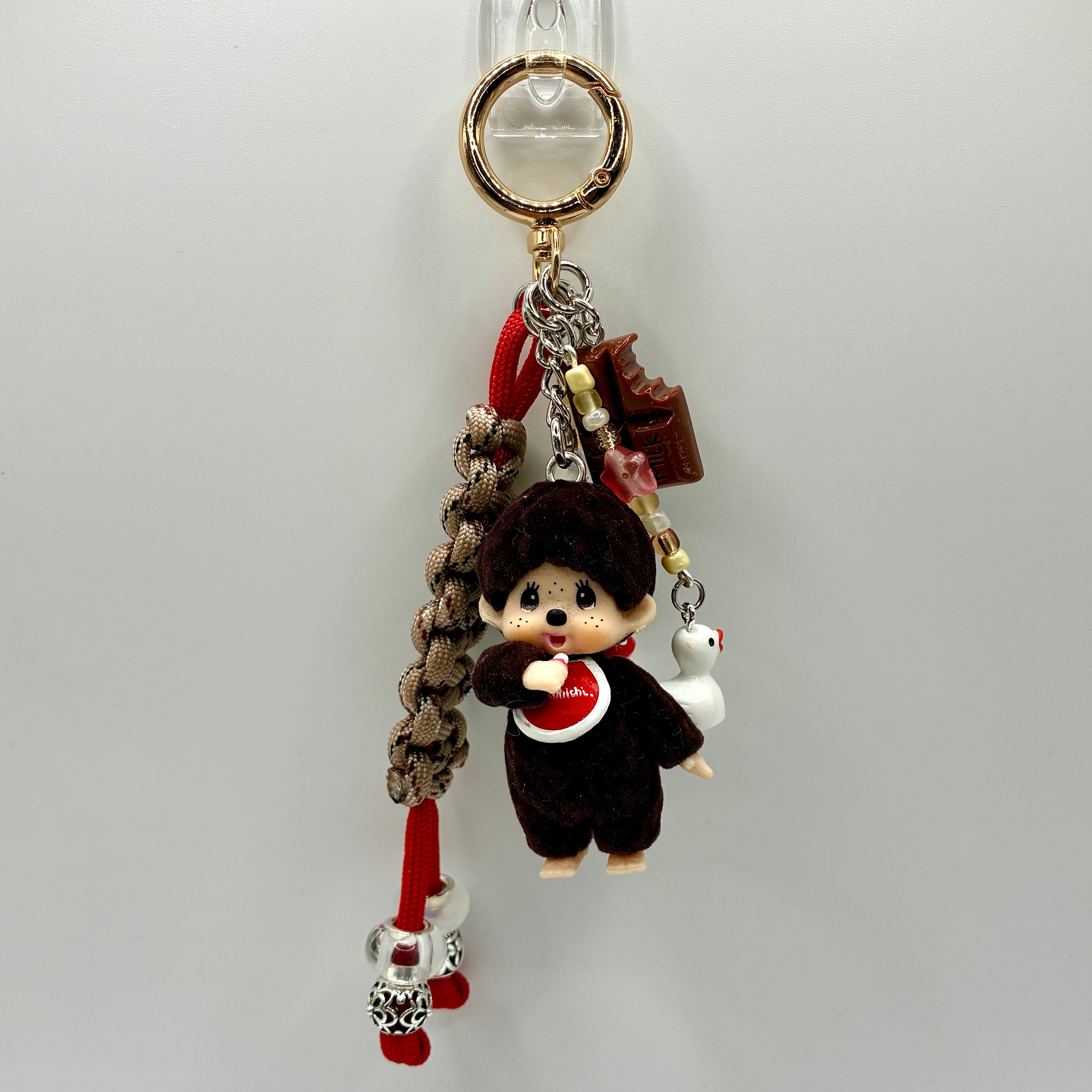 Monchhichi Handmade Bag Charm - Brown