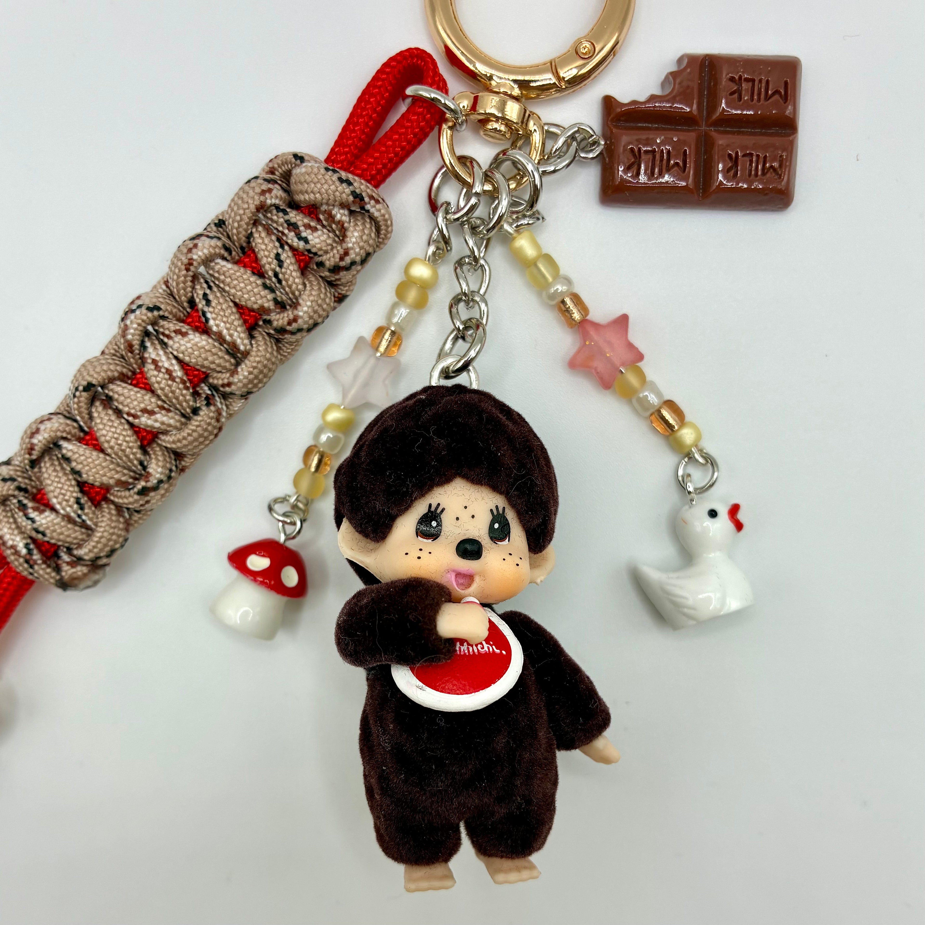 Monchhichi Handmade Bag Charm - Brown