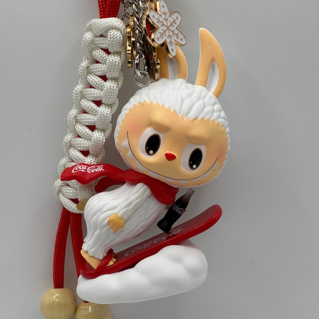 The Monsters Coca Cola Figurine Handmade Keychain - Snowy Mountain