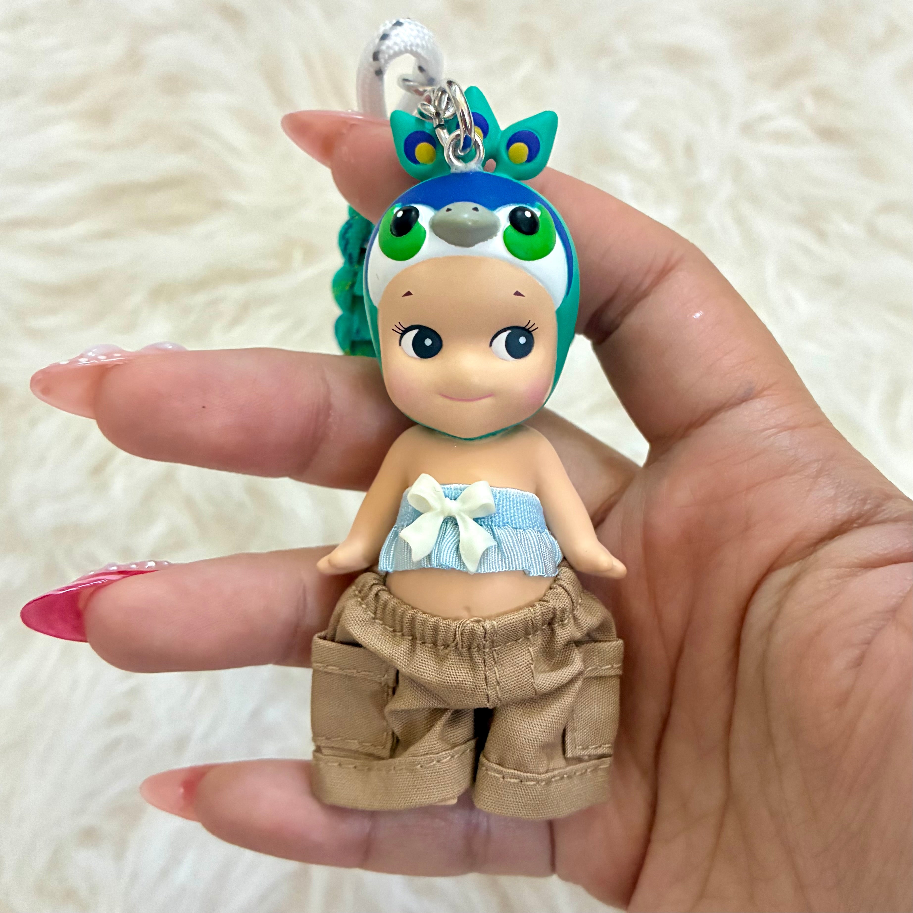 Sonny Angel Animal Series Bag Charm - Peacock