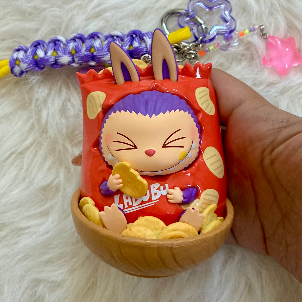 Monster Eating Chips Bag Charm