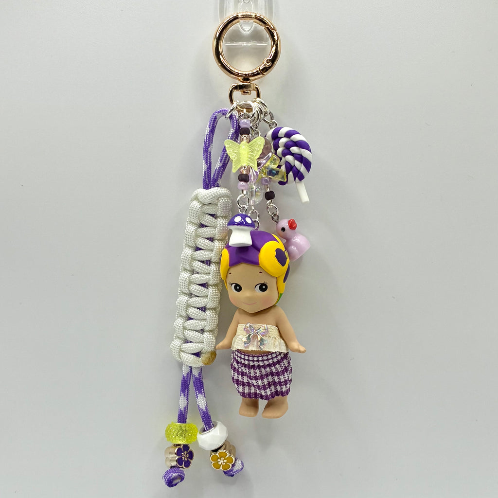Sonny Angel Handmade Keychain - Flower Series Peony