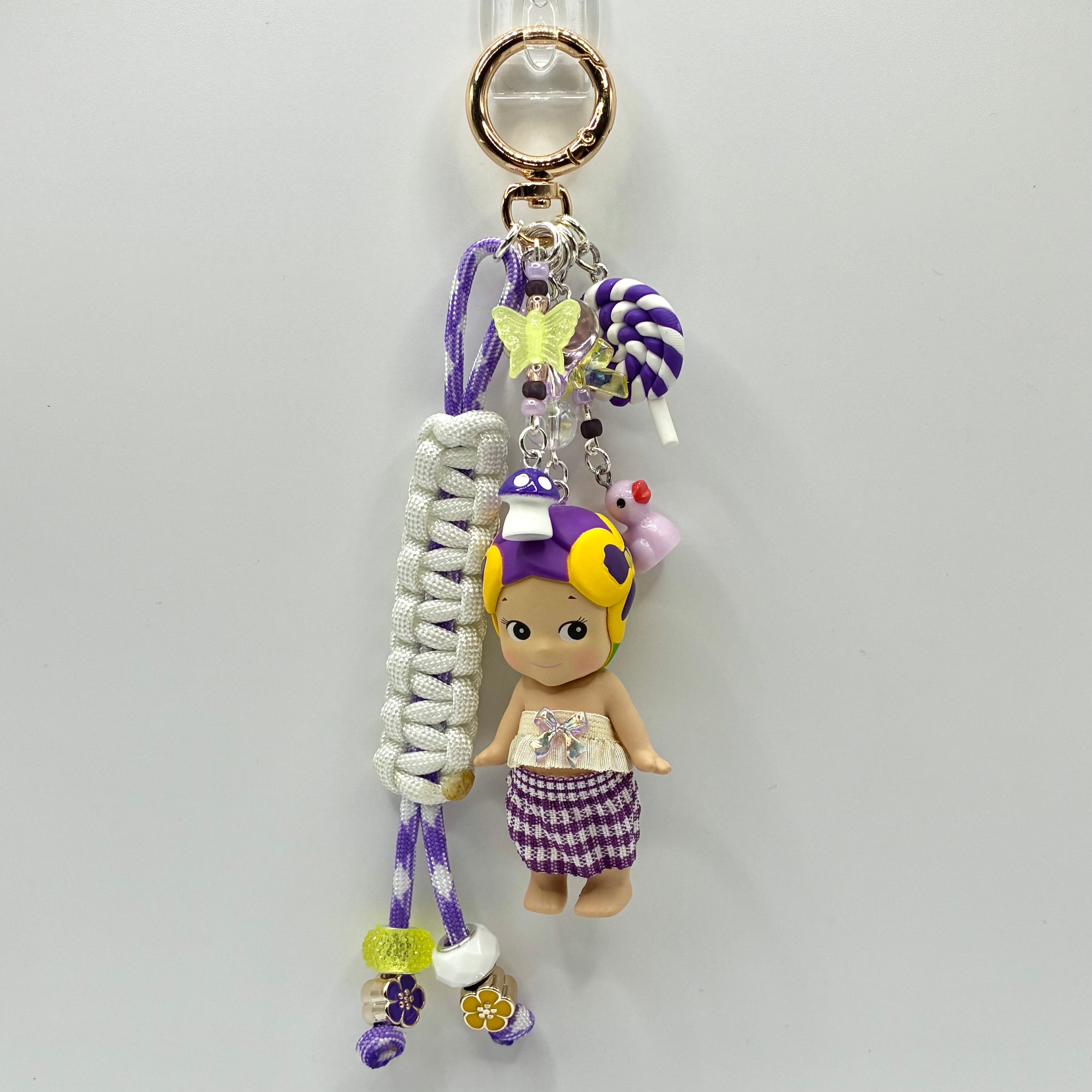 Sonny Angel Handmade Keychain - Flower Series Peony