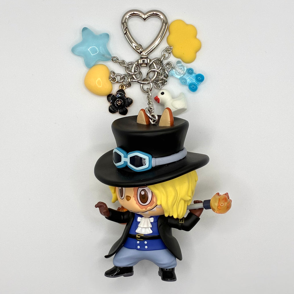The Monsters x One Piece Series Handmade Keychain - Sabo
