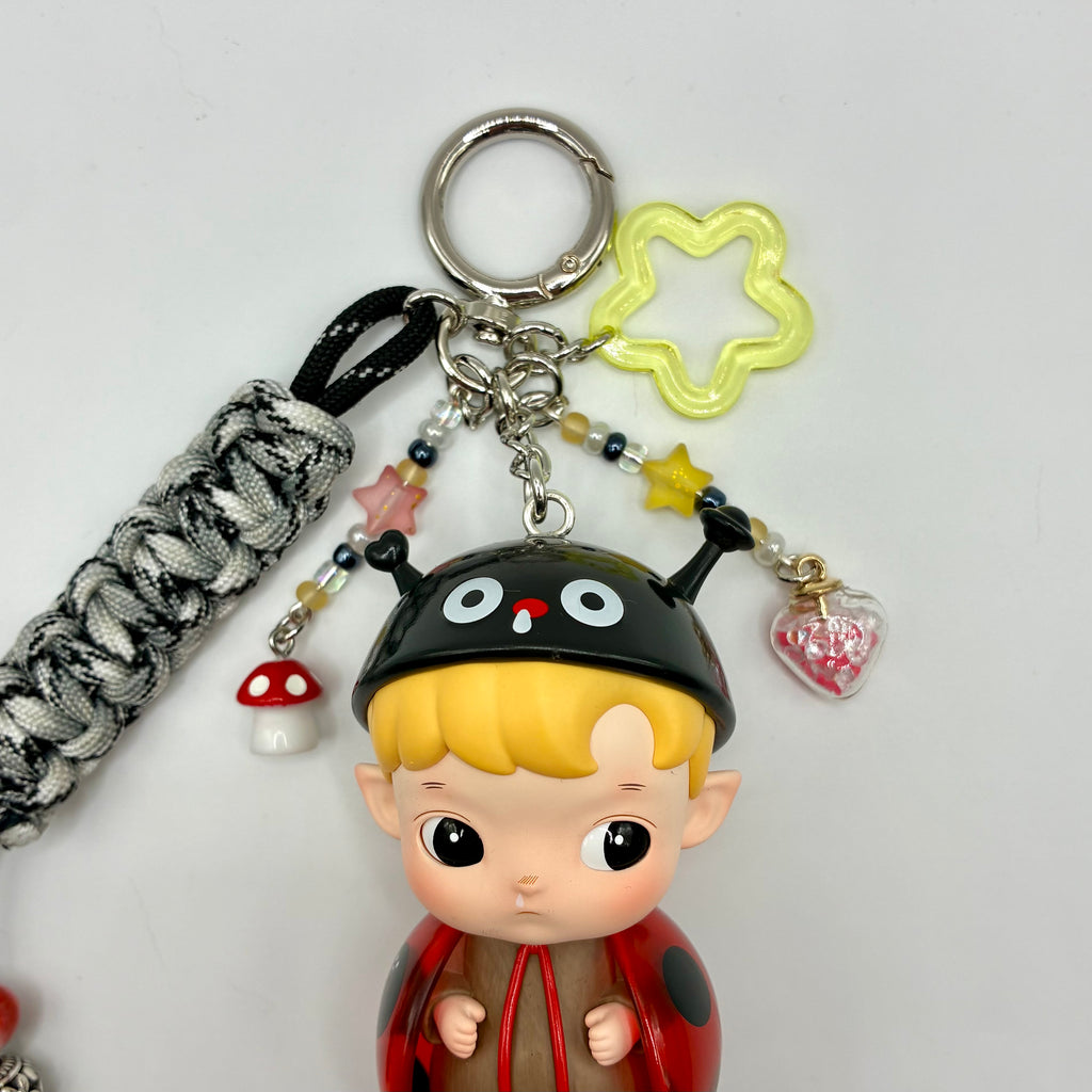 Hacipupu x Adventures in the Woods Series Handmade Bag Charm - Ladybug