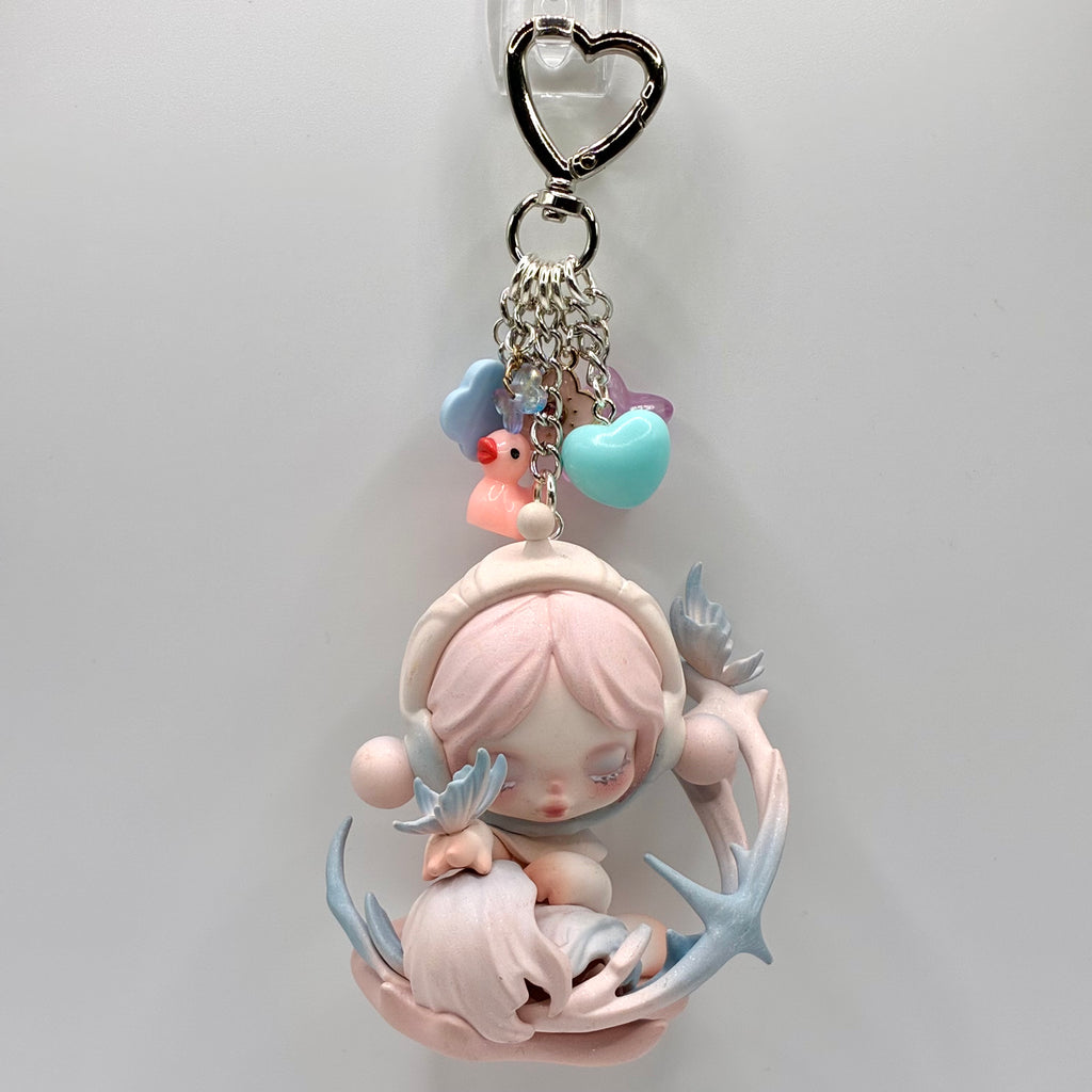 Skullpanda The Paradox Series Handmade Keychain - Spin a Cocoon