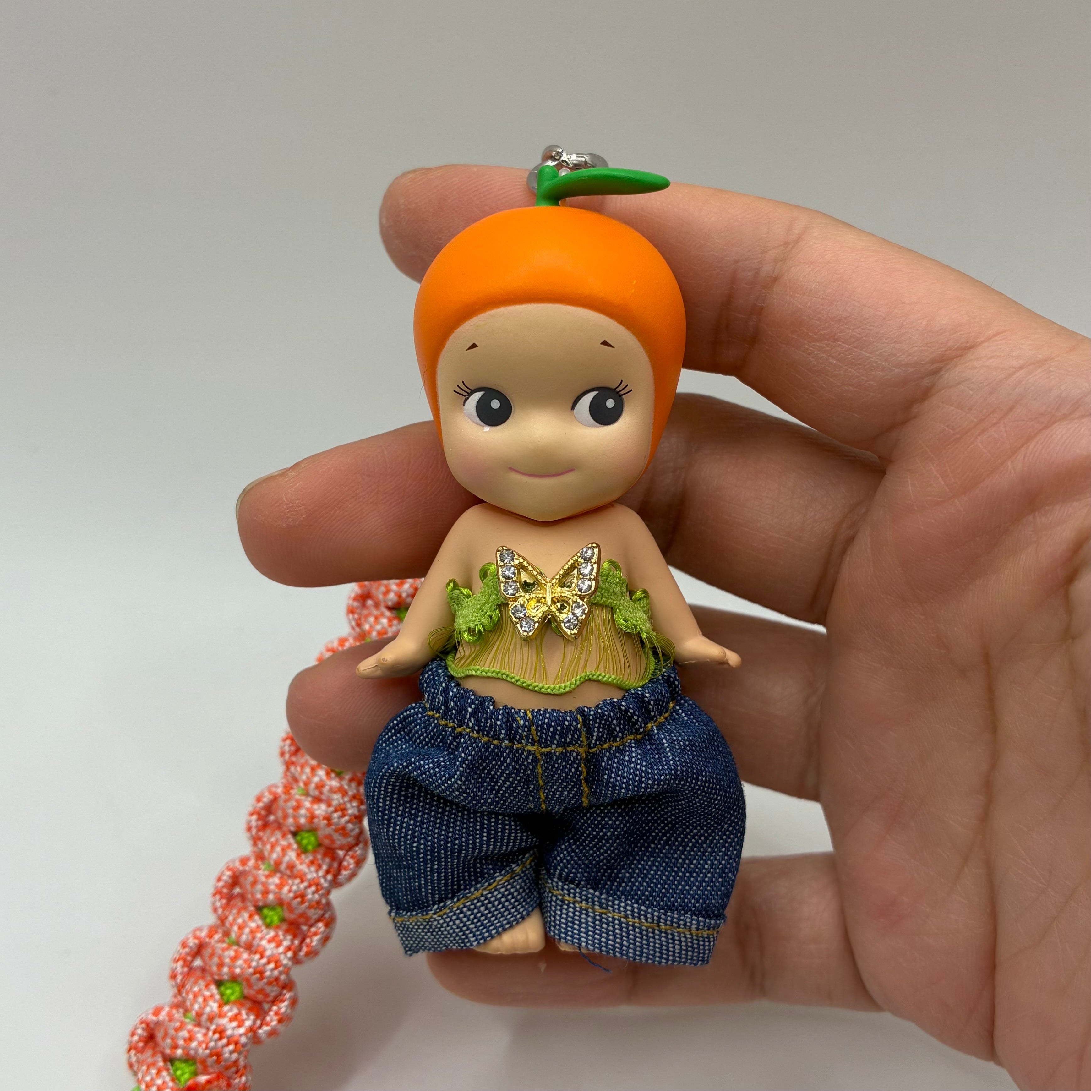 Sonny Angel Fruit Series Handmade Bag Charm - Orange