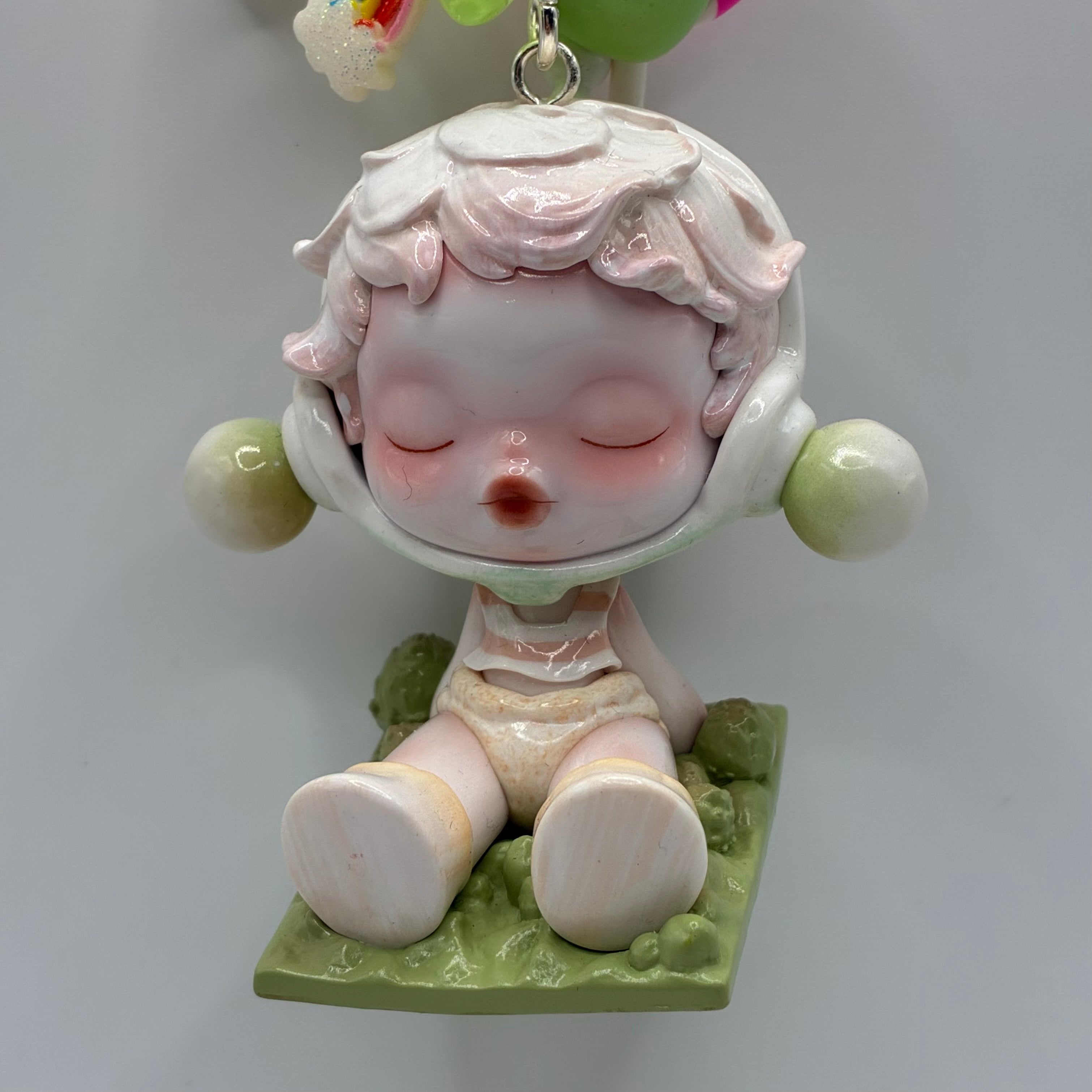 Skullpanda The Warmth Series Handmade Keychain - Mind with the Wind