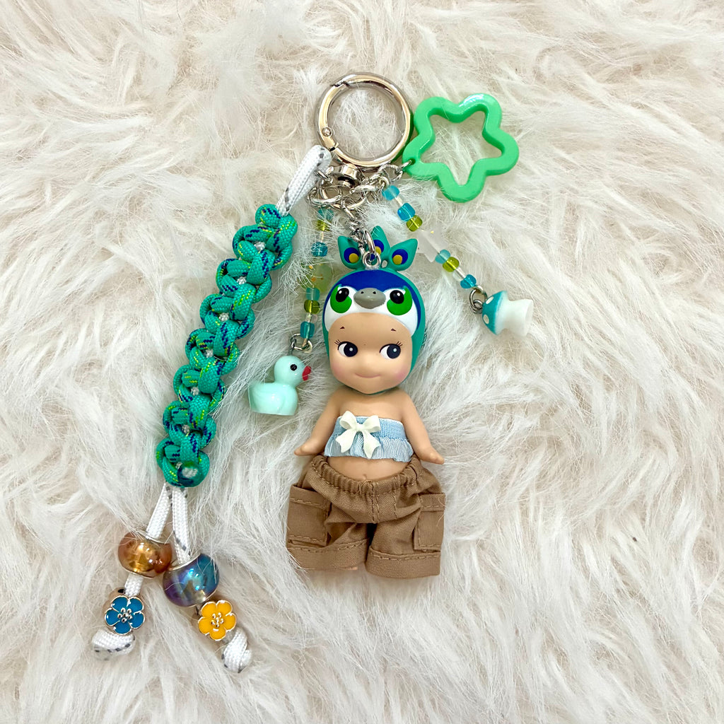 Sonny Angel Animal Series Bag Charm - Peacock