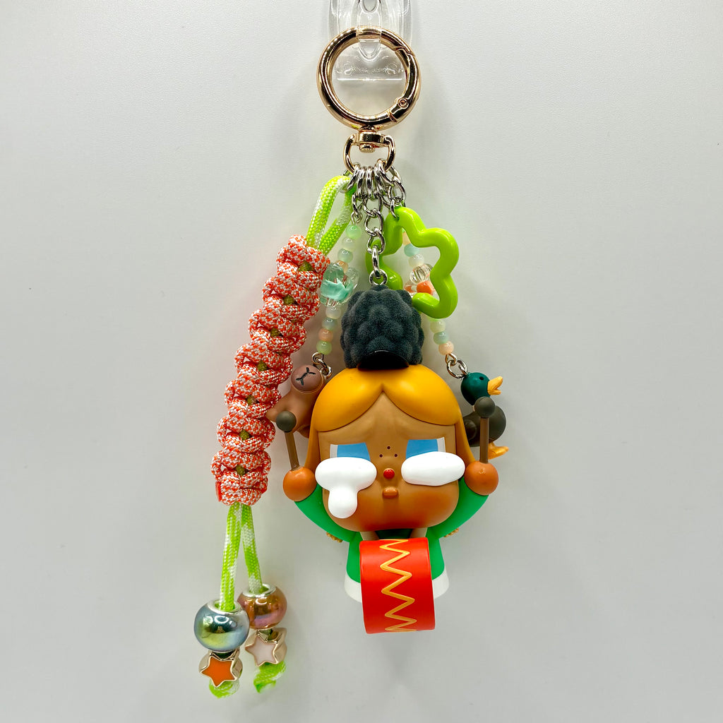 Crying Girl Bag Charm - The Drummer